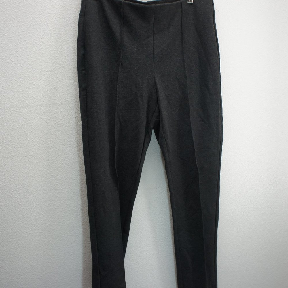 Chicos ponte knit pull on front seam pants size 1.5